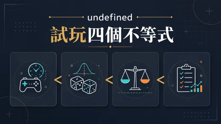 AT99試玩文章精選圖，呈現試玩四個不等式資訊整理