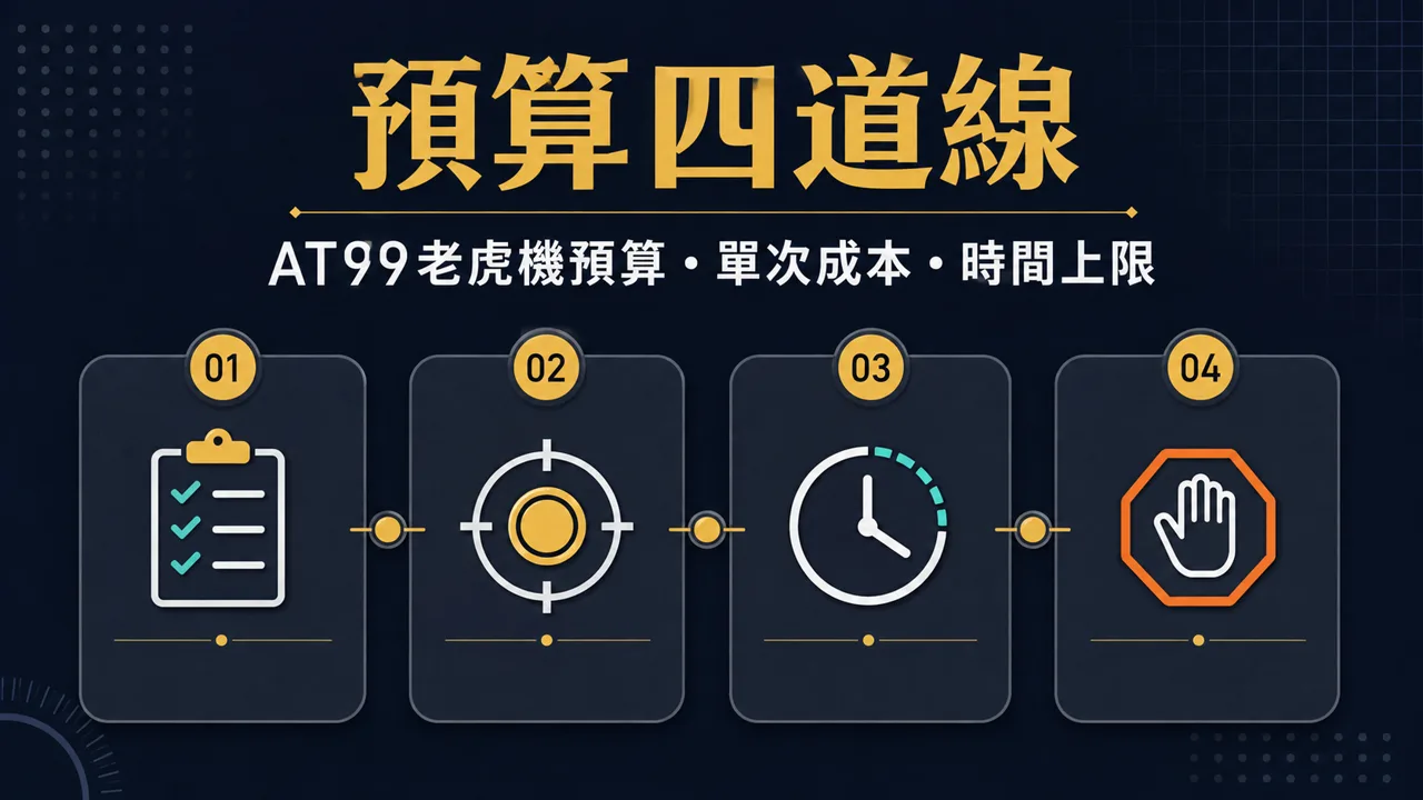 AT99老虎機預算的預算四道線示意圖