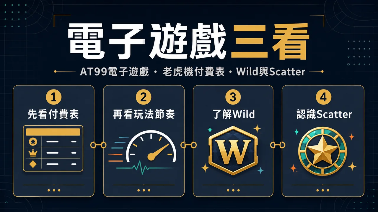 AT99電子遊戲的電子遊戲三看示意圖